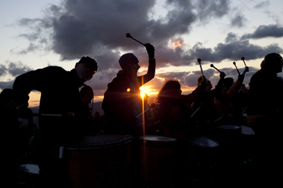 Jubilee Tower 200 event, Moel Fammau. Jubilee Tower 200 event, Moel Fammau